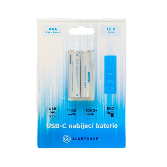 Bluetouch Nabíjecí baterie USB-C AAA