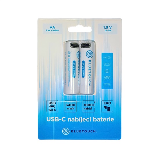 Bluetouch Nabíjecí baterie USB-C AA