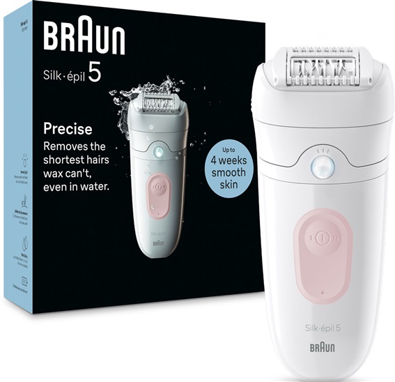 Braun Silk·épil 5, Epilátor Pro Snadné O