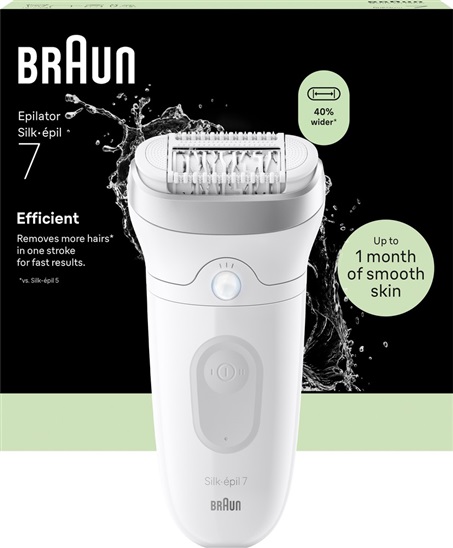 Braun Silk·épil 7  7-000, Stříbrná
