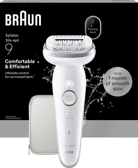 Braun Silk·épil 9 9-000, Stříbrná