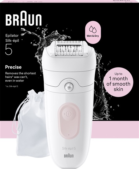 Braun Silk·épil 5 5-011, Světle Růžová