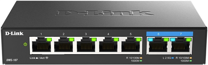D-LINK 7-Port Gigabit Switch (DMS-107/E)