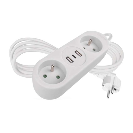 Emos P0211E Prodlužovací kabel 1,4 m / 2