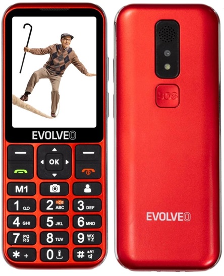 Evolveo EasyPhone LT 4G Red