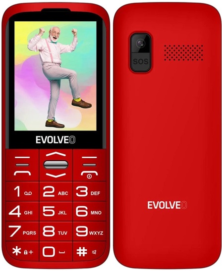 Evolveo EasyPhone XO Red