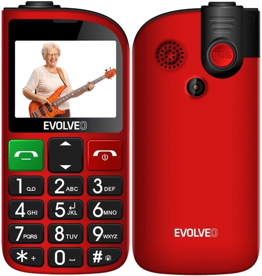 Evolveo EasyPhone FL Red