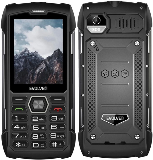 Evolveo StrongPhone H1 Black Grey