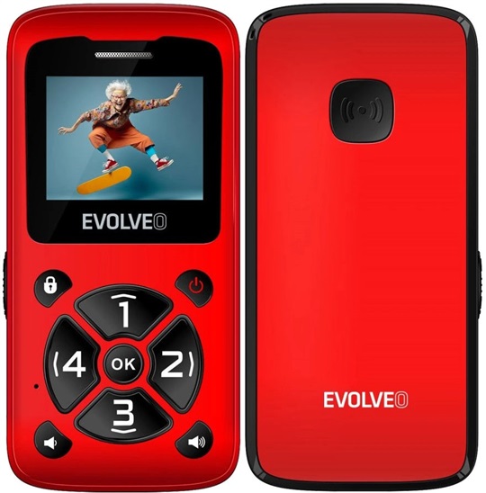 Evolveo EasyPhone ID Red