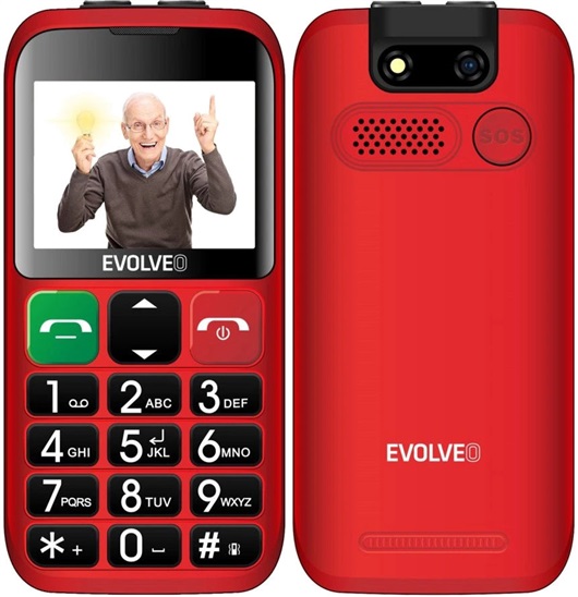 Evolveo EasyPhone ET Red