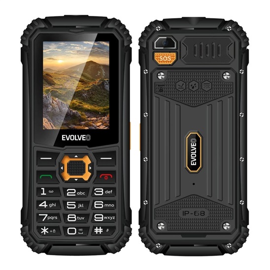 Evolveo StrongPhone Q1 Black Orange