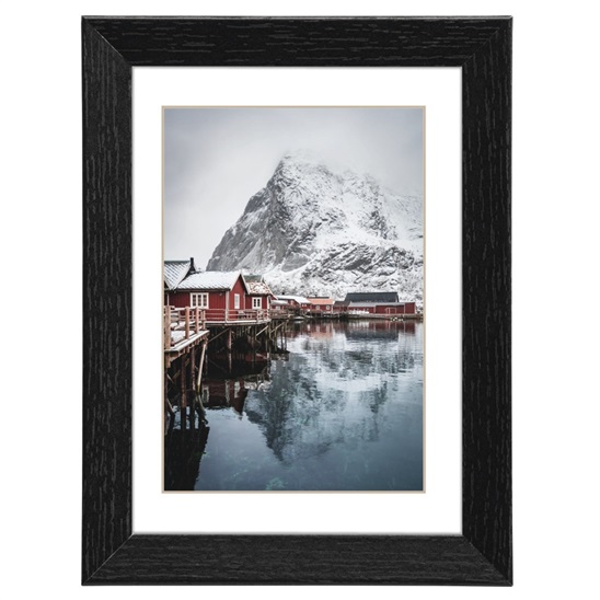 Hama 175951 rámeček dřevěný OSLO, černá,