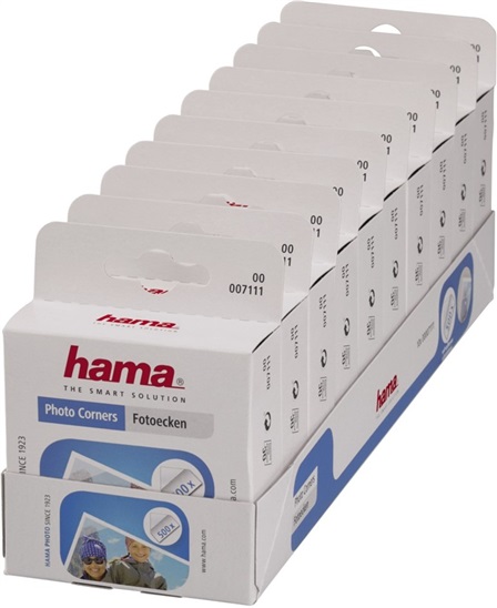 HAMA 7111 Photo corners Transparent, 500