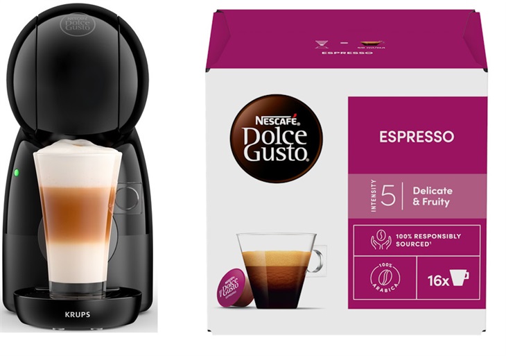 Set Krups Piccolo XS KP1A3B31+48 kapslí