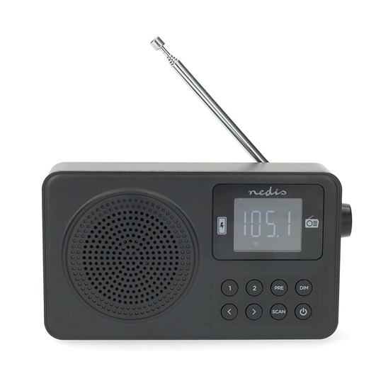 Nedis RDFM2225BK Přenosné FM Rádio