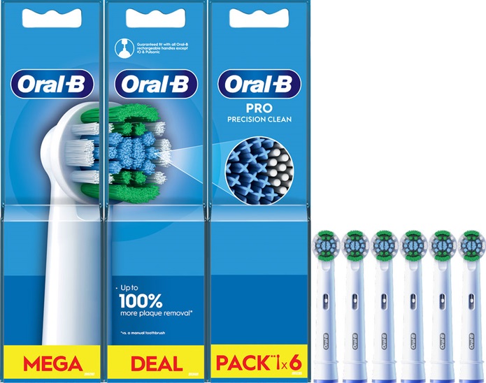 Oral-B hlavice Precision Clean 6ks EB20