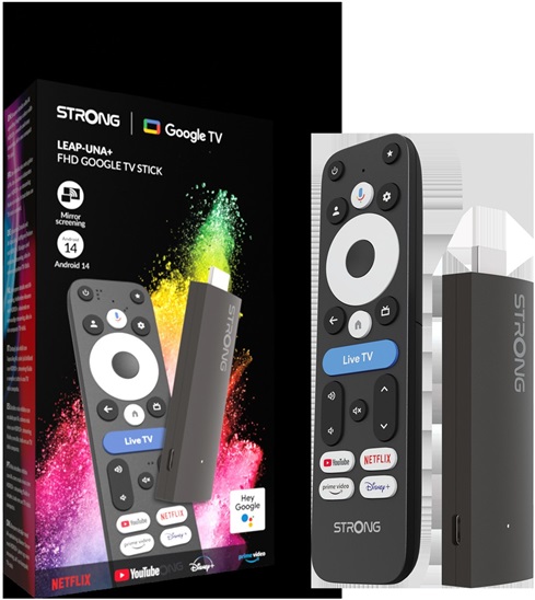 Strong LEAP-UNA+, FHD GOOGLE TV STICK