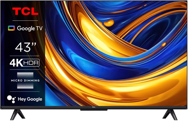 TCL 43P6K 4K SMART Google TV