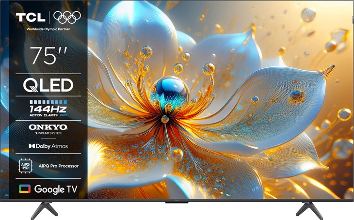 TCL 75T8C QLED 4K SMART Google TV