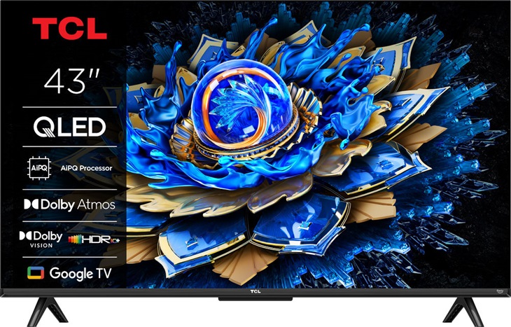 TCL 43T69C QLED 4K SMART Google TV