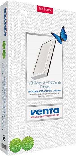 VENTAcel&VENTAcarb Filterset 1 pack