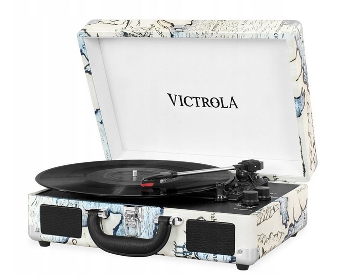 Victrola Case Turntable Map