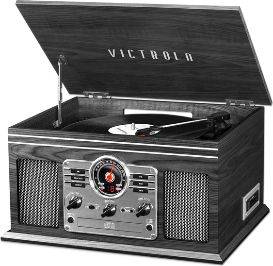 Victrola VTA-200B Gramofon šedý